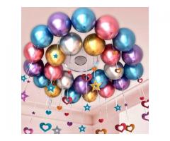 50 PCS 12" MultiColor Metallic Latex Thick Party Balloon Wedding Birthday Chrome