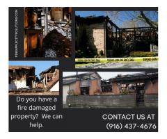 We can help with your fire damaged property