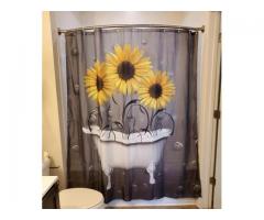 Sunflowers Shower Curtain 70 x 70" - *NEW DESIGN- LIMITED SUPPLY