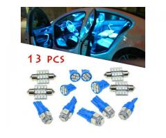 NEW 2021 13x Auto Car Interior LED Lights Dome License Plate Lamp 12V Kit Accessories 8k #1241