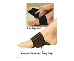 2 Pairs - Foot Support Cushioned Arch Helps Decrease Plantar Fasciitis Pain