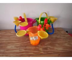 Plastic Beach Bucket Toys ($2 each)