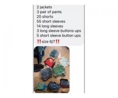 Boy clothes size 6/7