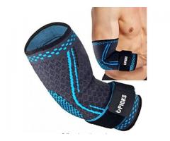 Sports Elbow Compression Sleeve with Strap Size Small