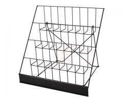 4-Tiered Book Signing Rack, CD Display, 18" Wire Rack for Tabletop Use NEW!