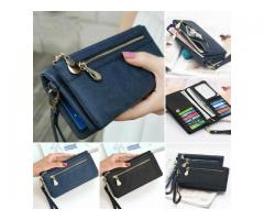 New Women Lady Leather Wallet Long Card Holder Phone Bag Case Purse Handbag US
