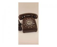 Rotary vintage dial telephone