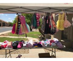 Garage sale- girls clothes and shoes
