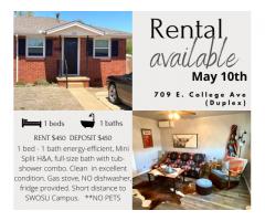 1 Bed 1 Bath Apartment in Weatherford