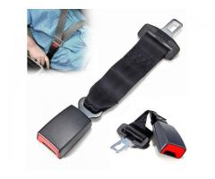 9'' Car Seat Seatbelt Safety Belt Extender Extension Buckle Black Socket 0.85" - FREE SHIPPING