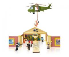 Roblox Action Collection Jailbreak Museum Heist Playset Toy 6 Figures Lots of Accessories
