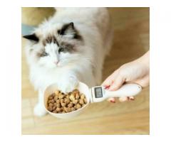 Pet Measuring Spoon Cup Of Pet Dog Food Water Scoop Scale Spoon LED