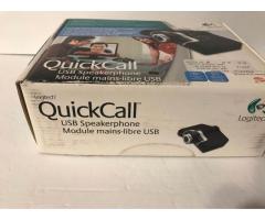 Logitech Quickcall VoIP Speaker Phone USB Interface