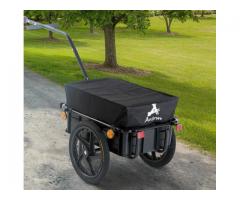 Bike Cargo Cart - Tow behind bicycle cargo trailer wagon