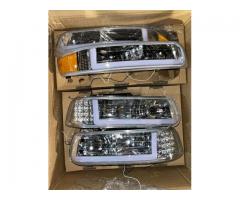 Headlights luces delanteras faros 1999-2002 Chevrolet Silverado 2000-2006 Chevrolet tahoe Suburban