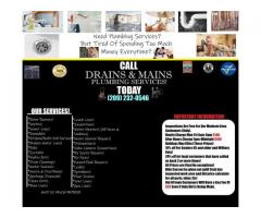 DRAINS & MAINS PLUMBING SERVICES
