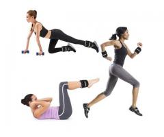 Henkelion 1 Pair 2 3 5 8 10 Lbs Adjustable Ankle Weights for Women Men Kids, Strength Training