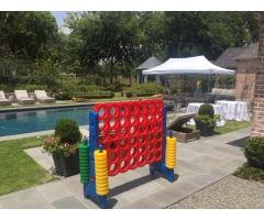 Giant Yard Games for Rent including Giant Jenga, Giant Connect Four and many more!