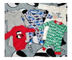 Newborn baby onesie footies overall clothing Lot Carter's okie dokie winter