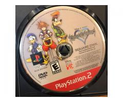 Kingdom Hearts PS2 video game disc only - location: San Mateo