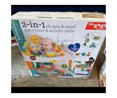 Infantino 2 in 1 sit spin stand activity table