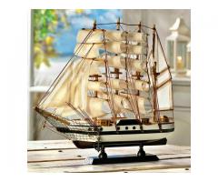Collectible Model Ship Wooden Passat Tall Ship Boat Wood Assembled Home Decor New