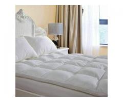 Downs Extra Thick Mattress Topper Queen Size 90"x90" - White