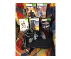 Xbox 360 with 5 games