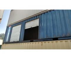 Shipping Container REFRIGERATED & INSULATED Rollup Doors Already Installed