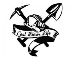 Coal Miners Life Decal