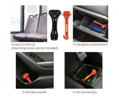 BRAND NEW 2 Pack Car Safety Hammer, Emergency Escape Tool with Car Window Breaker and Seat Belt