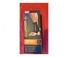 Compression ankle sleeve