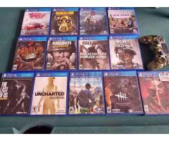 Ps4 games and controller