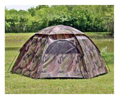Camping Tent Camouflage 3-person Hexagon Dome Tent