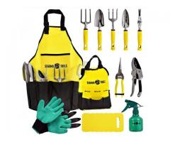 12 Piece Garden Tool Set Awesome Mother's Day Gift Includes Everything For The Garden Pro