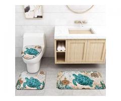Shower set bathroom Rugs Bath Mat ELEGANT DESIGN waterproof and durable toilet