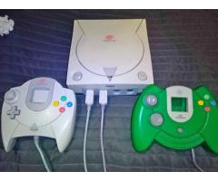 Sega Dreamcast Console w/ Original Controller and 3rd Party Controller. Works perfectly