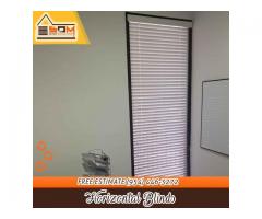 Horizontal blinds wood blinds
