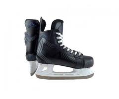 American Athletic Shoe Junior Ice Force 2.0 Hockey Skate, Black, size 1