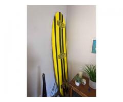 8ft Surfboard, Soft top MOREY FCS fins
