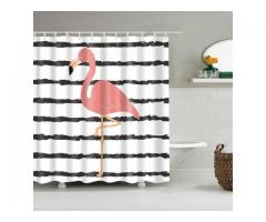 Bathroom Shower Curtains Cute Flamingo Shower Curtain Waterproof Bathroom Accessories 72x72in