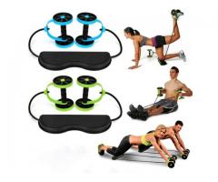 2 In 1 Abdominal Wheel Roller Resistance Bands Fitness