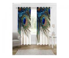 1pc Printed Peacock Feathers Curtains for Bedroom,Kids Room, Home Decor-BRAND NEW w/ FREE SHIPPING!