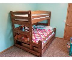 Twin Over Full Custom built Bunk; Bed Options Starting at Just