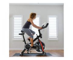Exercise Stationary Spin Cycling Bike, Home Workout Equipment w/Pulse and LCD Display