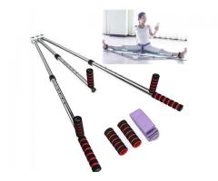 3 Bar Leg Stretcher Heavy Duty Gymnastic Portable Flexibility Stretching Workout