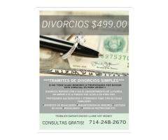 SIMPLE DIVORCE PROCESS $445