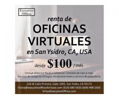 Virtual offices for rent in San Ysidro Ca