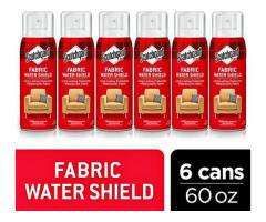 Fabric Water Shield, 60 Ounces (Six, 10 Ounce Cans), Ideal for Couches,Pillows,Furniture,Curtains