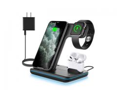 Wireless charger for iPhone, iwatch, and airpods